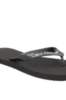 šlepetės per pirštą Calvin Klein Swimwear juoda