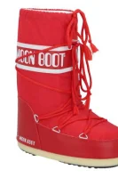 sniego batai nylon Moon Boot raudona