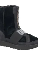 skórzane sniego batai conness UGG juoda