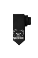 jedwabny kaklaraištis Moschino juoda