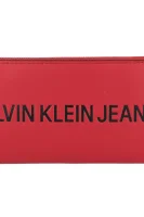 piniginė zip around Calvin Klein raudona