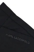 Kelnės | Slim Fit Karl Lagerfeld Kids juoda