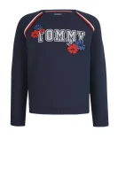 Džemperis Floral | Regular Fit Tommy Hilfiger tamsiai mėlyna