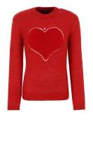 megztinis | regular fit | su vilnos priemaiša Guess raudona