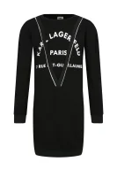 Suknelė Karl Lagerfeld Kids juoda