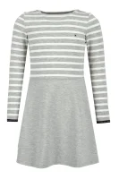 suknelė essential stripe Tommy Hilfiger pilka