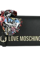 rankinė per petį + kaklaskarė Love Moschino juoda