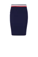 sijonas iconic logo Tommy Hilfiger tamsiai mėlyna