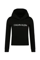 Džemperis | Cropped Fit CALVIN KLEIN JEANS juoda