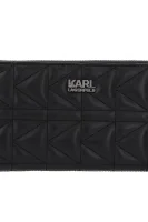 skórzany piniginė Karl Lagerfeld juoda