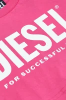 Marškinėliai | Cropped Fit Diesel rožinė