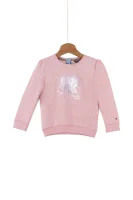 džemperis heart print Tommy Hilfiger rožinė