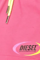 Šortai | Regular Fit Diesel rožinė