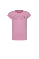 tėjiniai marškinėliai nancy Pepe Jeans London rožinė