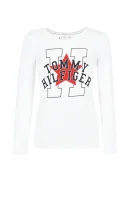 džemperis | regular fit Tommy Hilfiger balta