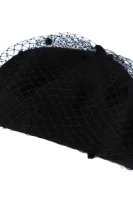 wełniany beretė Emporio Armani juoda