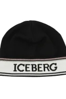 wełniana kepurė Iceberg juoda