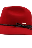 wełniany skrybėlė borsalino Liu Jo raudona