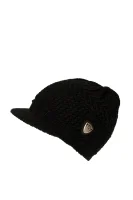 wełniana kepurė EA7 juoda