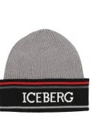 wełniana kepurė Iceberg pilka