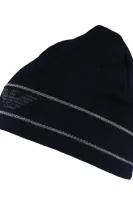 kepurė Emporio Armani tamsiai mėlyna