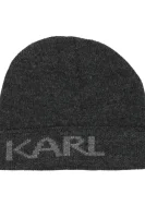 kepurė Karl Lagerfeld grafito