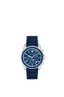 rankinis laikrodis Emporio Armani mėlyna