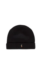 wełniana kepurė + wełniane pirštinės POLO RALPH LAUREN juoda