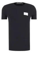 tėjiniai marškinėliai | regular fit CALVIN KLEIN JEANS juoda