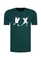 tėjiniai marškinėliai | regular fit Armani Exchange žalia
