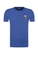 tėjiniai marškinėliai | slim fit Karl Lagerfeld mėlyna
