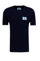 tėjiniai marškinėliai | regular fit CALVIN KLEIN JEANS tamsiai mėlyna