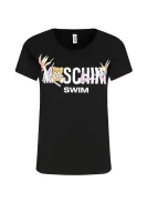 Marškinėliai | Regular Fit Moschino Swim juoda