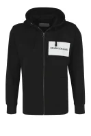 džemperis institutional logo z | regular fit CALVIN KLEIN JEANS juoda