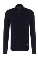 megztinis | slim fit Emporio Armani tamsiai mėlyna
