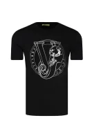 tėjiniai marškinėliai | slim fit Versace Jeans juoda