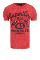 tėjiniai marškinėliai motor city | slim fit Superdry raudona