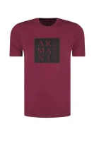 tėjiniai marškinėliai | regular fit Armani Exchange bordinė