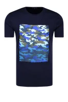 tėjiniai marškinėliai camouflage | regular fit Michael Kors tamsiai mėlyna