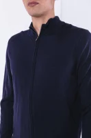 vilnonis megztinis superior | regular fit Calvin Klein tamsiai mėlyna
