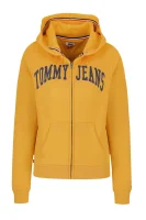 džemperis tjw logo zip hoodie | regular fit Tommy Jeans geltona