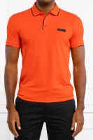 polo marškinėliai Paul Batch | Slim Fit | pique BOSS GREEN oranžinė