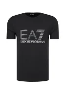 tėjiniai marškinėliai | slim fit EA7 juoda