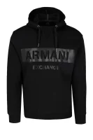 džemperis | regular fit Armani Exchange juoda