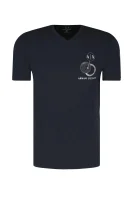 Marškinėliai | Regular Fit Armani Exchange tamsiai mėlyna