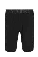 šortai od piżamy | regular fit Emporio Armani juoda