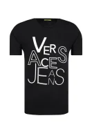 tėjiniai marškinėliai | regular fit Versace Jeans juoda