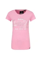 tėjiniai marškinėliai vintage logo sport entry tee | regular fit Superdry rožinė