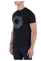 tėjiniai marškinėliai | slim fit Emporio Armani tamsiai mėlyna