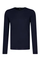 vilnonis megztinis botto-l | regular fit BOSS BLACK tamsiai mėlyna
